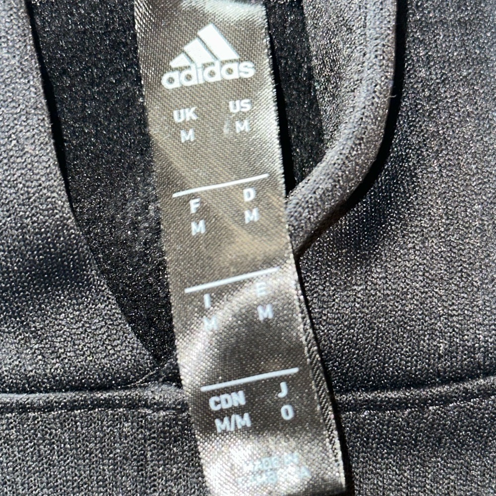 Adidas • KU Jayhawks Hoodie Sweatshirt • University of Kansas • Men’s Medium - Picture 3 of 4